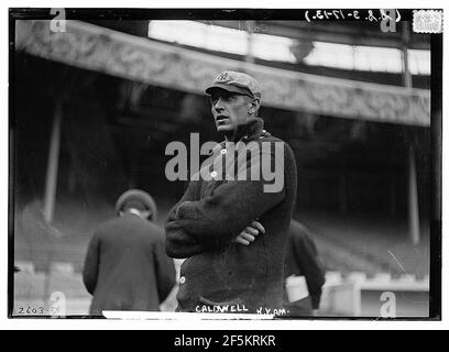 Ray Caldwell, New York, AL, bei Polo Grounds, NY (Baseball) Stockfoto