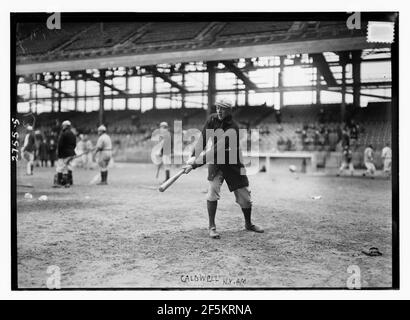 Ray Caldwell, New York, AL, bei Ebbets Field Ausstellung Spiel (Baseball) Stockfoto