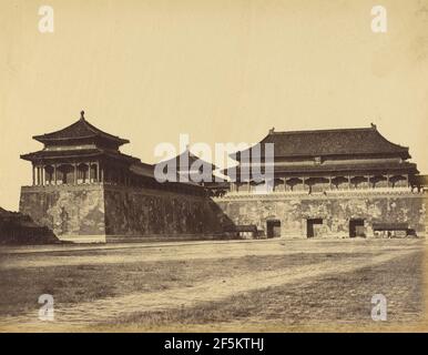 The Great Imperial Winter Palace, Pekin, 29. Oktober 1860. Felice Beato (Englisch, geboren Italien, 1832 - 1909) Stockfoto