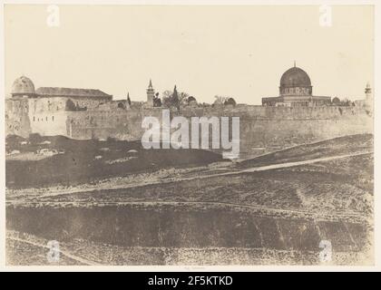 Jérusalem. Enceinte du Temple. Vue générale de la Face Sud 2. Stockfoto