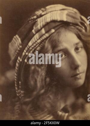 Eine Studie der Cenci. Julia Margaret Cameron (Britin, geboren in Indien, 1815 - 1879) Stockfoto