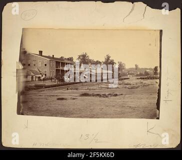 Bürgerkrieg: Tishomingo Hotel, Korinth. George Armstead (Amerikaner, aktiver Bürgerkrieg) Stockfoto