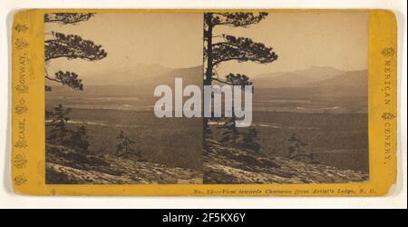 Blick nach Chocorua vom Artists' Ledge, N.H.. Nathan W. Pease (amerikanisch, 1836 - 1918) Stockfoto