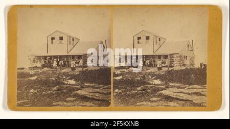 Summit House, Wachusett Mountain... J.C. Molton (amerikanisch, 1824 - 1914, aktiv Fitchburg, Massachusetts) Stockfoto