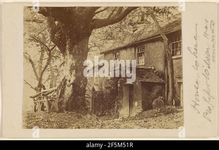 Haus, in dem Professor Wilson verheiratet war - in der Nähe von Ambleside 15 Sept. 65.. Unbekannt Stockfoto