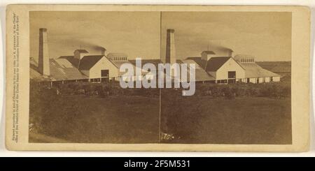 Blick Auf Die Plantage. Zuckermühle in Betrieb, mit Pfählen von Rohr.. Stockfoto
