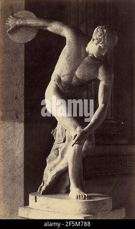 Der Discobolus - Vatikanmuseum. Robert Macpherson (Scottish, 1811 - 1872) Stockfoto