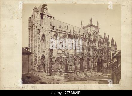 Kirche Notre-Dame de Louviers. Unbekannter Hersteller, Französisch Stockfoto