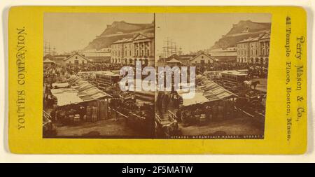 Zitadelle. & Champlain Market, Quebec. P -illeg... Perry Mason & Company Stockfoto