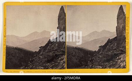 Gray's Peak vom Gipfel des Glacier Mt. Snake River, Colorado. Joseph Collier (Amerikaner, geboren Schottland, 1836 - 1910) Stockfoto