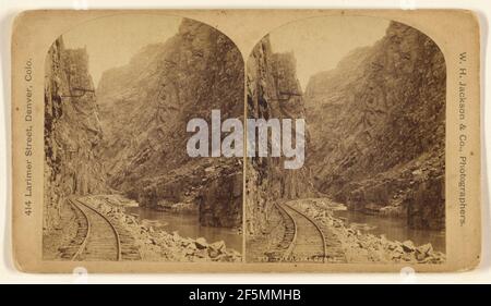 Die Royal Gorge... William Henry Jackson & Co Stockfoto