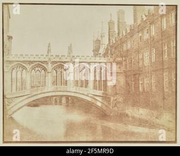 Bridge of Sighs, Cambridge. William Henry Fox Talbot (Englisch, 1800 - 1877) Stockfoto