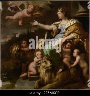 Allegorie der Großmut. Luca Giordano (Italienisch (Neapolitanisch), 1634 - 1705) Stockfoto