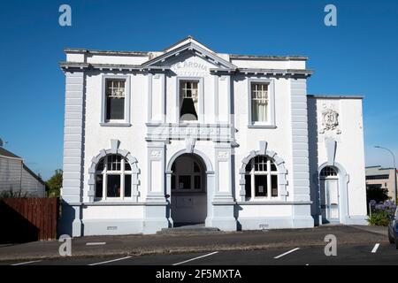 Old Post Office Building, Te Aroha, Waikato, North Island, Neuseeland Stockfoto