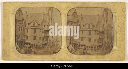 Edinburgh, John Knox's House, High St.. John Lennie (Scottish, Active Edinburgh, Schottland 1860s - 1900s) Stockfoto