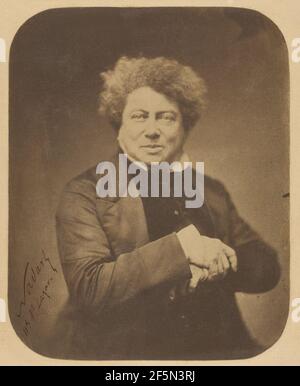 Alexander Dumas père (1802-1870) / Alexandre Dumas. Nadar Gaspard Félix Tournachon (Französisch, 1820 - 1910) Stockfoto