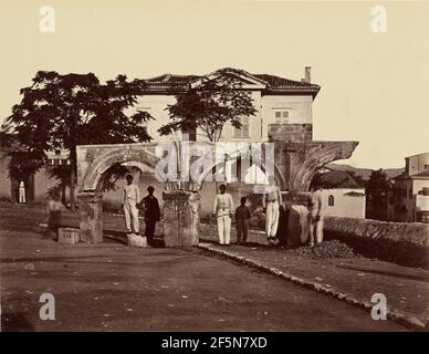 Adrien's Portico, Athen. Félix Bonfils (Französisch, 1831 - 1885) Stockfoto