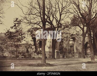 Nimes. Tempel von Diane. Édouard Baldus (Französisch, geboren Deutschland, 1813 - 1889) Stockfoto