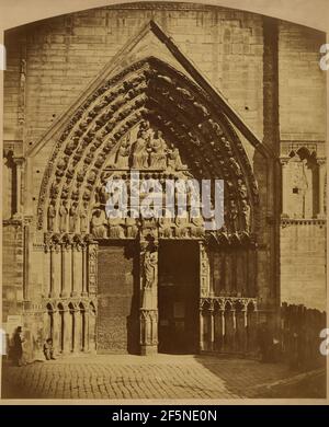 Kathedrale Notre-Dame, Paris. Bisson Frères (Französisch, aktiv 1840 - 1864) Stockfoto