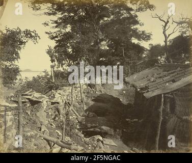 Innenraum des zweiten Forts. Felice Beato (Englisch, geboren Italien, 1832 - 1909) Stockfoto