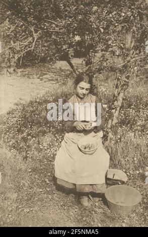 Eine Idylle des Frühlings. Peter Henry Emerson (Brite, geb. Kuba, 1856 - 1936) Stockfoto