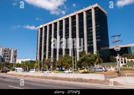 RIO DE JANEIRO, BRASILIEN - 20. AUGUST 2015: Rathaus von Rio de Janeiro. Es liegt in der Nähe des Stadtzentrums. Stockfoto