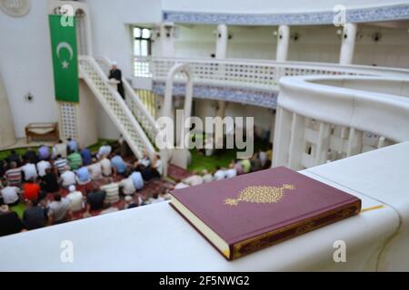 Islamisches Zentrum, Moschee, in Zagreb, Kroatien Stockfoto