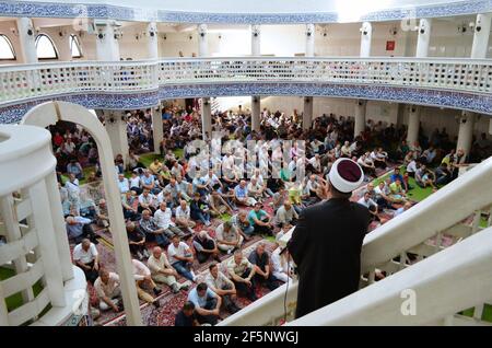 Islamisches Zentrum, Moschee, in Zagreb, Kroatien Stockfoto