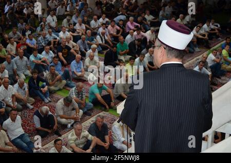 Islamisches Zentrum, Moschee, in Zagreb, Kroatien Stockfoto