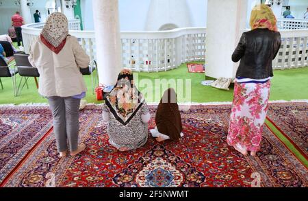 Islamisches Zentrum, Moschee, in Zagreb, Kroatien Stockfoto