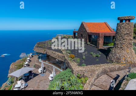 Mirador de La Pena auf der Insel El Hierro, Kanarische Inseln, Spanien. Stockfoto