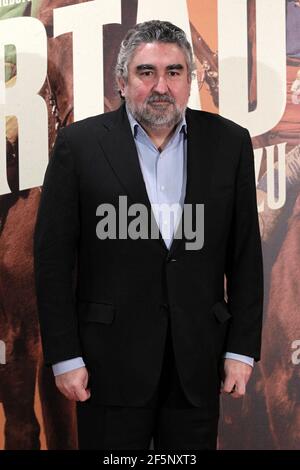 Madrid, Spanien. März 2021, 27th. Kulturminister Jose Manuel Rodriguez Uribes nimmt am 25. März 2021 in Madrid, Spanien, an der Fotoaufnahme des Premierenfilms Libertad bei Cines Proyecciones Teil. Foto von ItahisaHernandez/AlterPhotos/ABACAPRESS.COM Credit: Abaca Press/Alamy Live News Stockfoto