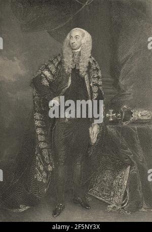 John FitzGibbon, 1st Earl of Clare, Lord Chancellor of Ireland during the Irish Rebellion of 1798 Stockfoto