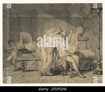 Paris und Helen. Jacques-Louis David (Französisch, 1748 - 1825) Stockfoto