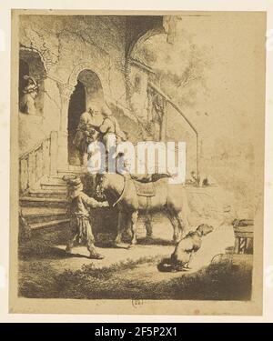 Le Bon Samaritain. Bisson Frères (Französisch, aktiv 1840 - 1864) Stockfoto