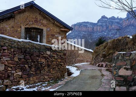 Dorf Zhongsi - das verlorene Dorf Stockfoto