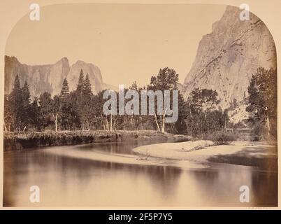 Blick vom Camp Grove hinunter ins Tal - Yo Semite. Carleton Watkins (Amerikanisch, 1829 - 1916) Stockfoto