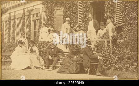 Chateau du Fransport. Comte Olympe Aguado (Französisch, 1827 - 1894) Stockfoto