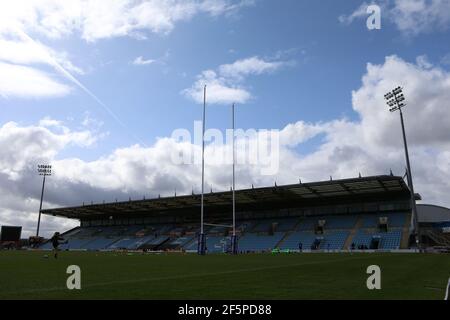 Exeter, Großbritannien. März 2021, 27th. Sandy Park Stadion während des Spiels der Allianz Premier 15 zwischen Exeter Chiefs und Loughborough Lightning im Sandy Park in Exeter, England Credit: SPP Sport Press Foto. /Alamy Live Nachrichten Stockfoto