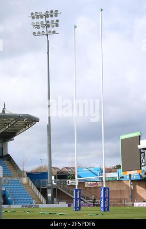 Exeter, Großbritannien. März 2021, 27th. Sandy Park Stadion während des Spiels der Allianz Premier 15 zwischen Exeter Chiefs und Loughborough Lightning im Sandy Park in Exeter, England Credit: SPP Sport Press Foto. /Alamy Live Nachrichten Stockfoto