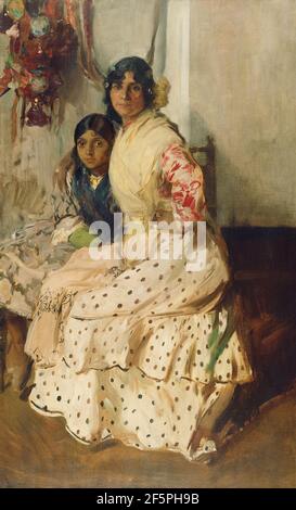 Pepilla die Zigeunerin und ihre Tochter. Joaquín Sorolla y Bastida (Spanisch, 1863 - 1923) Stockfoto