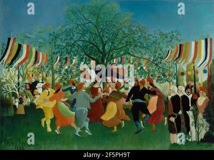 Ein hundertjähriges Jubiläum der Unabhängigkeit. Henri Rousseau (Französisch, 1844 - 1910) Stockfoto