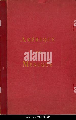 Amerique et Mexique. (Titelbild) Ansichten von Niagara Falls, San Francisco, Ottawa, Quebec, New York City, Montreal und Orte in Mexiko. Stockfoto