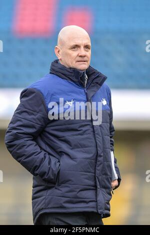 Leeds, England - 27th März 2021 - Leeds Rhinos Trainer Richard Agar während der Thalf-Zeit in der Rugby League Betfred Super League Runde 1 Wakefield Trinity vs Leeds Rhinos im Emerald Headingley Stadium, Leeds, Großbritannien Dean Williams/Alamy Live News Stockfoto