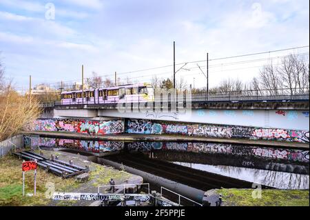 Pamona ehemalige Docks, Salford Quays Stockfoto