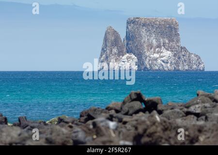 Kicker Rock (Leon dormido) - San Cristobal Island, Galapagos, Ecuador Stockfoto