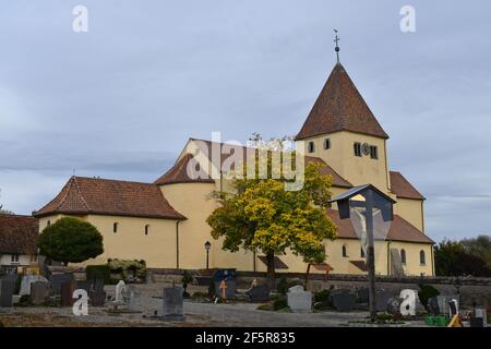 Reichenau. Kirche des Heiligen Georg. Stockfoto