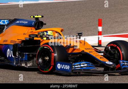 Sakhir, Bahrain. 27th Mär, 2021. Vom 26. Bis 28. März 2021 auf der, Bahrain. , . International Circuit, in Sakhir, Bahrain - Foto DPPI/LiveMedia Kredit: Paola Benini/Alamy Live News Stockfoto