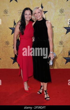 27. März 2021: LIZ HAYES nimmt an der australischen Premiere von Hamilton Musical im Lyric Theatre, The Star am 27. März 2021 in Sydney, NSW Australien Teil (Bildquelle: © Christopher Khoury/Australian Press Agency via ZUMA Wire) Stockfoto