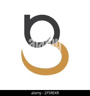 Initial BN Brief Logo Vektor Vorlage Design. Kreatives Design mit abstraktem Buchstaben und NB-Logo. Logo mit verknüpftem Buchstaben NB. Stock Vektor